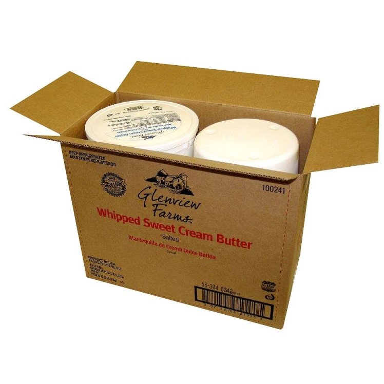 GLENVIEW FARMS BUTTER WHIPPED GRADE AA SALTED TUB