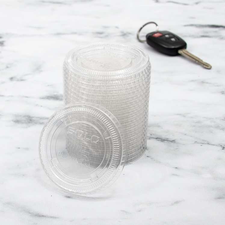 DART PLASTIC CLEAR LID FOR 2 OZ  PORTION CUP
