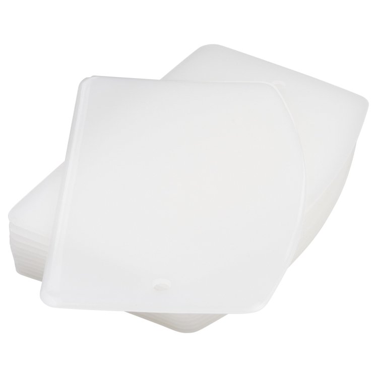 SCRAPER, PAN 5X3 PLST WHT