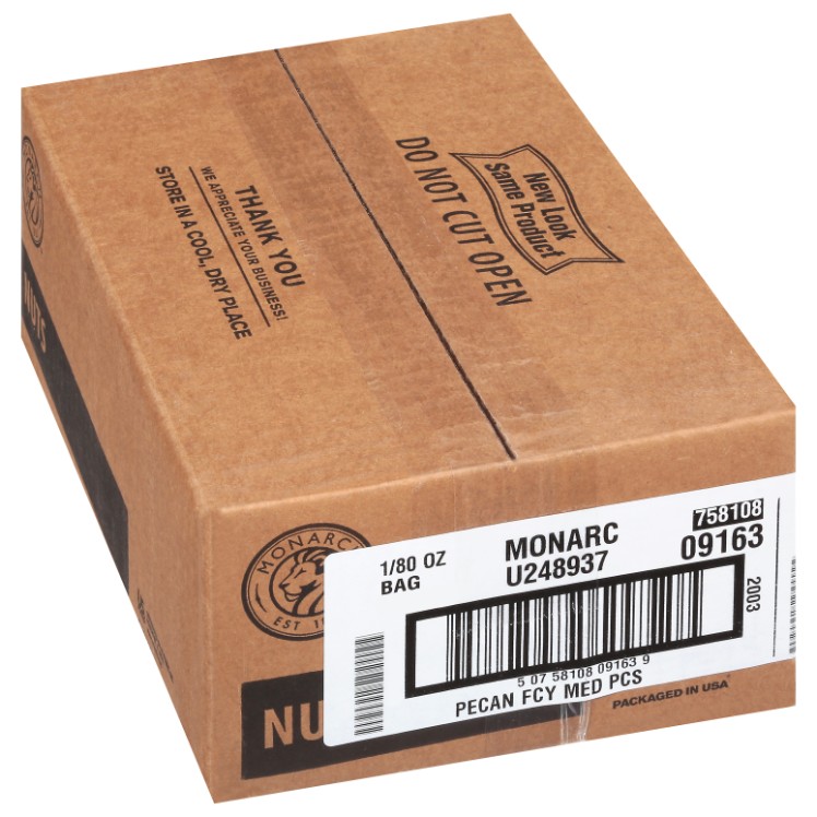 MONARCH MEDIUM FANCY UNSALTED RAW PECANS