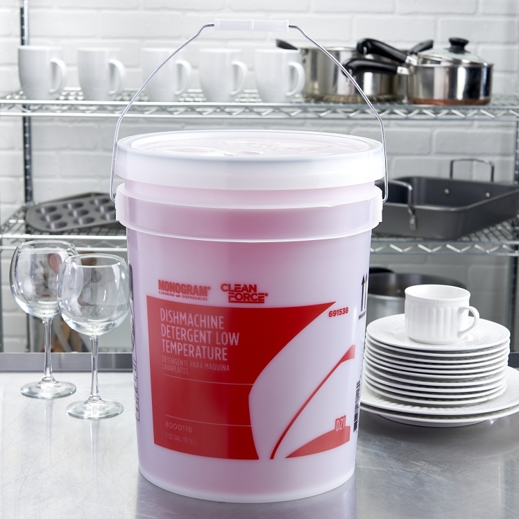 CLEAN FORCE DETERGENT, DISHWASHER D21 LIQUID PAIL