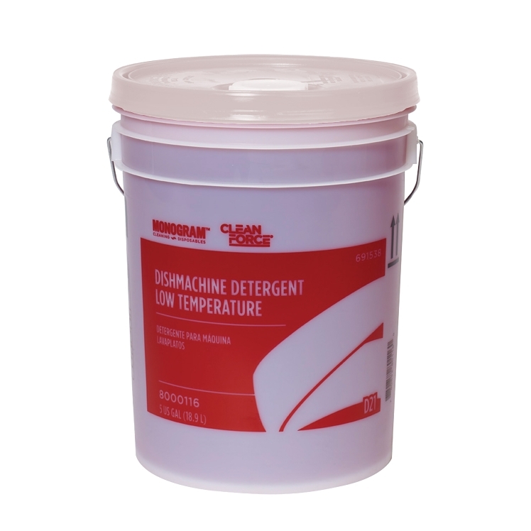 CLEAN FORCE DETERGENT, DISHWASHER D21 LIQUID PAIL