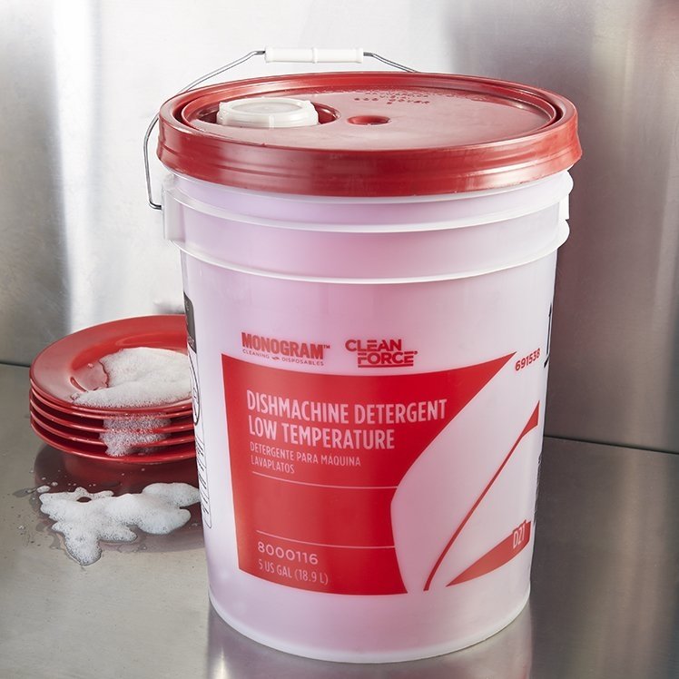 CLEAN FORCE DETERGENT, DISHWASHER D21 LIQUID PAIL