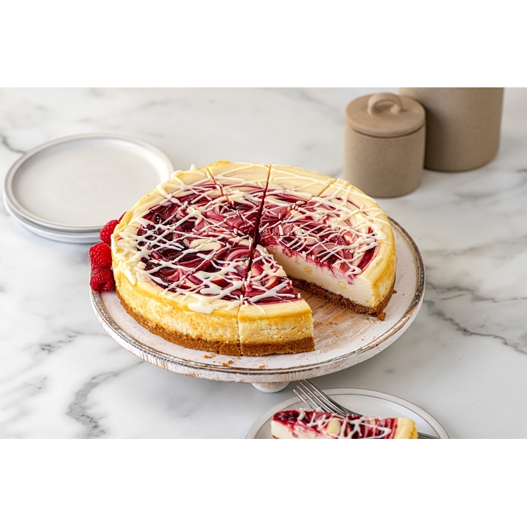 JON DONAIRE WHITE CHOCOLATE RASPBERRY CHEESECAKE