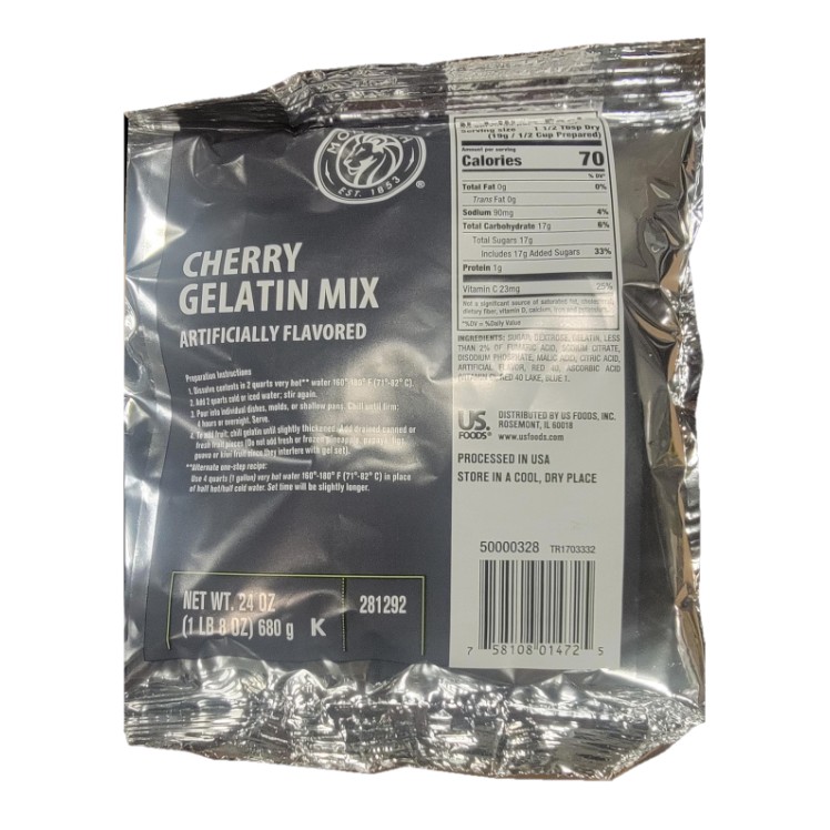 MONARCH GELATIN MIX CHERRY
