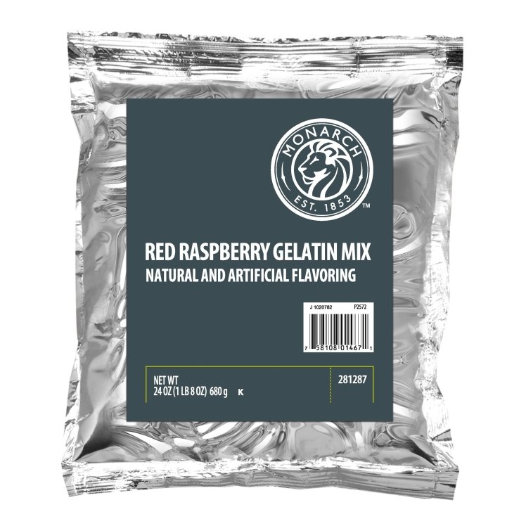 MONARCH GELATIN MIX RASPBERRY