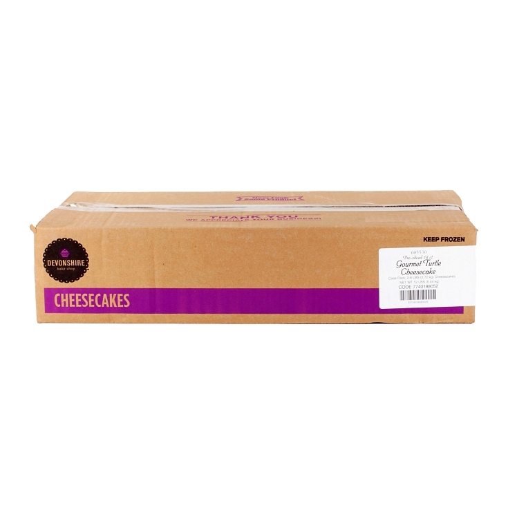 DEVONSHIRE NEW YORK CHEESE CAKE TURTLE 10 INCHES 14 SLICES