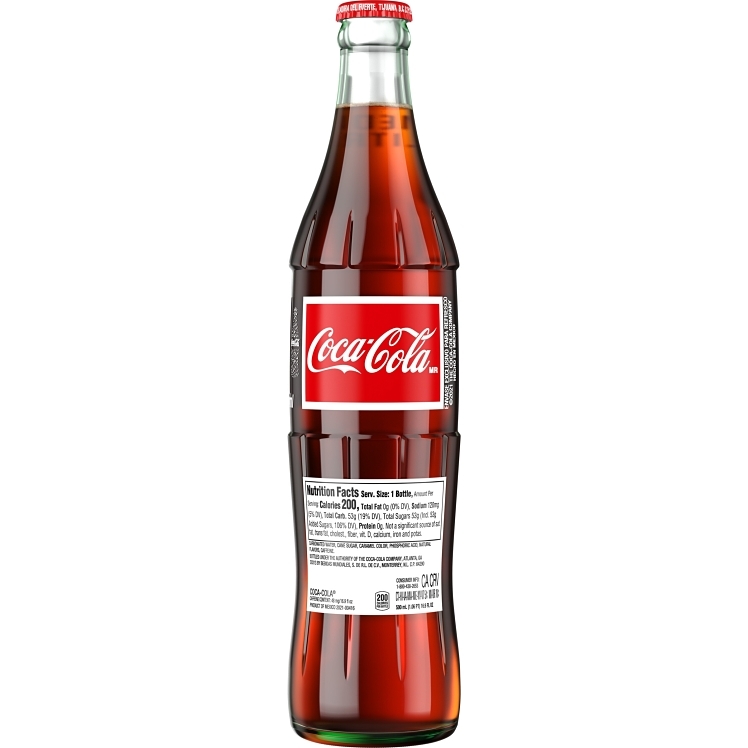 COCA-COLA GLASS BOTTLES MADE IN MEXICO