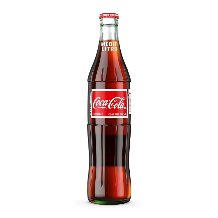 COCA-COLA GLASS BOTTLES MADE IN MEXICO