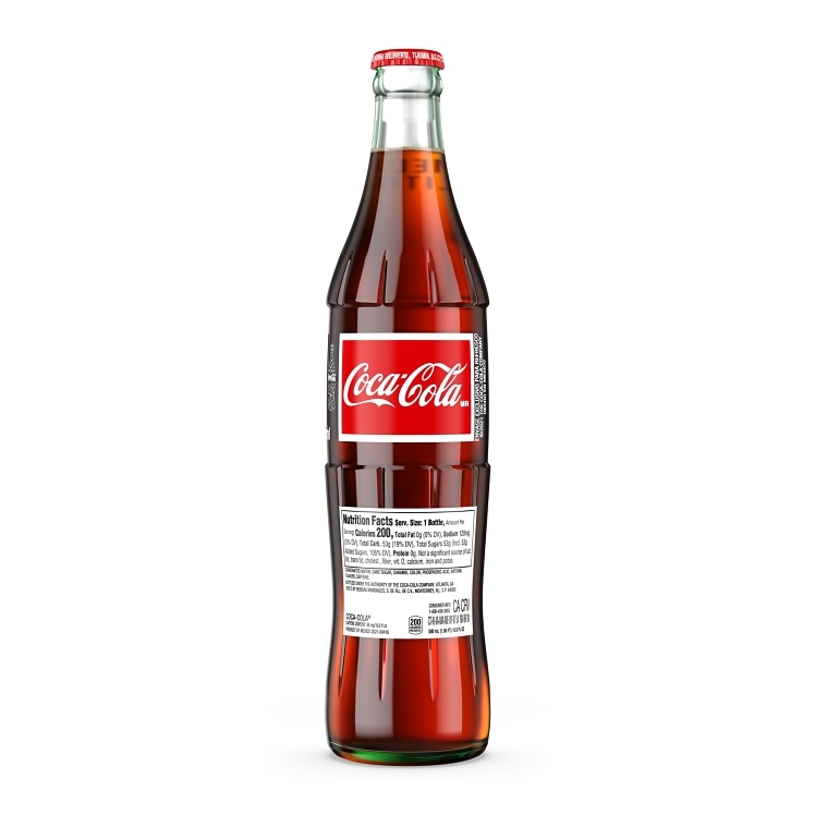 COCA-COLA GLASS BOTTLES MADE IN MEXICO