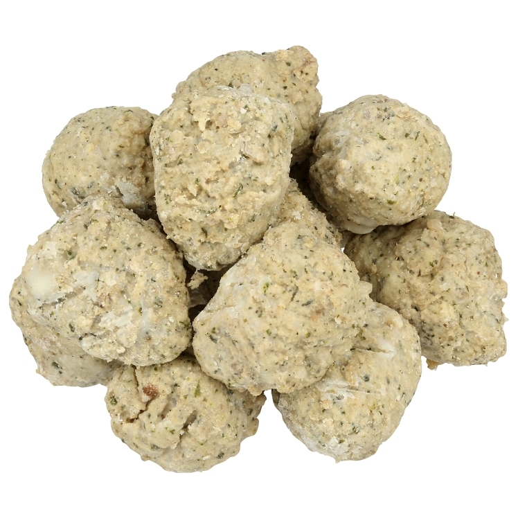 ROSELI MEATBALLS BEEF AND PORK WITH CHEESE COOKED IQF FROZEN 1 OZ