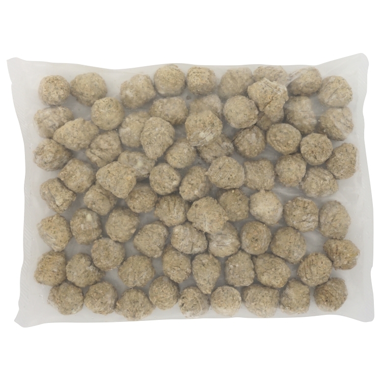 ROSELI MEATBALLS BEEF AND PORK WITH CHEESE COOKED IQF FROZEN 1 OZ