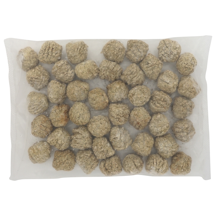 ROSELI MEATBALLS BEEF AND PORK WITH CHEESE COOKED IQF FROZEN 2 OZ