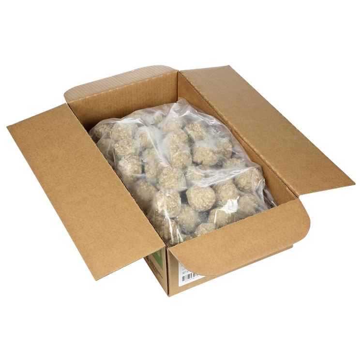 ROSELI MEATBALLS BEEF AND PORK WITH CHEESE COOKED IQF FROZEN 2 OZ