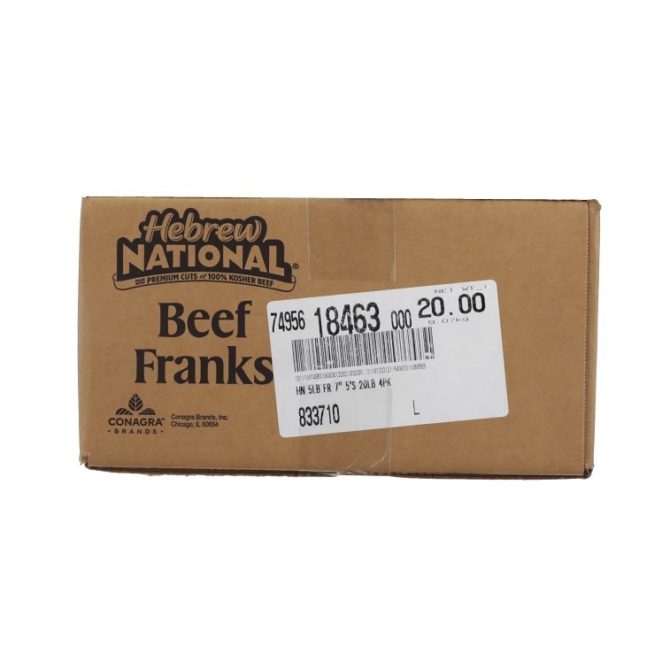 HEBREW NATIONAL BEEF FRANK 5/1