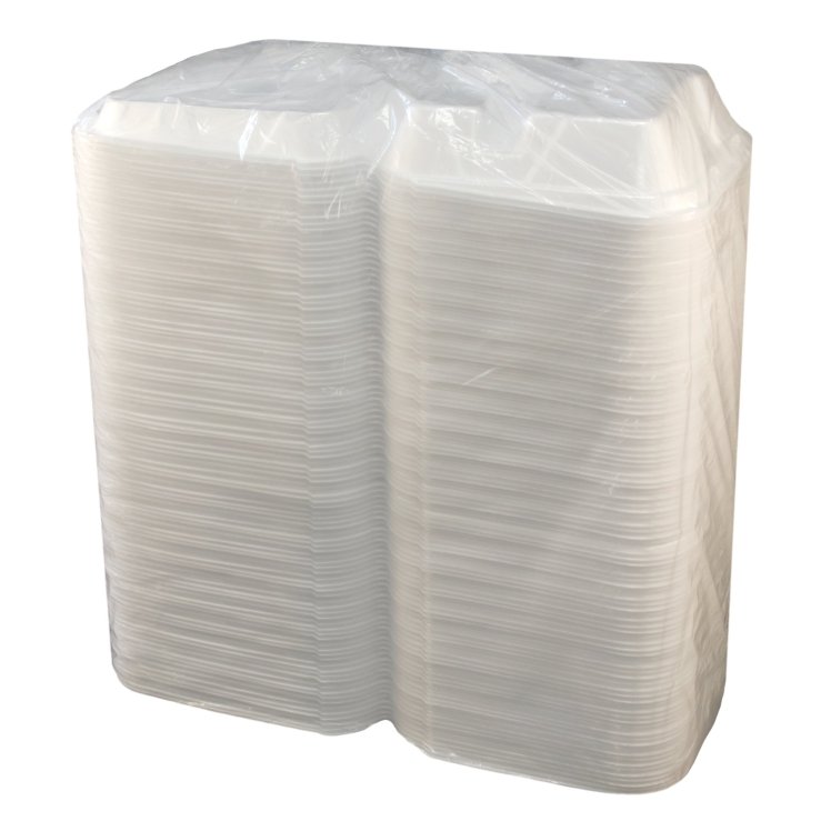 GENPAK LARGE 9X9 INCH FOAM CONTAINER 3 COMPARTMENT