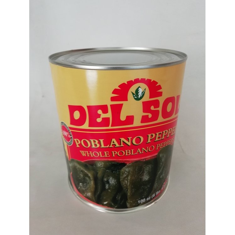 DEL SOL WHOLE POBLANO PEPPERS