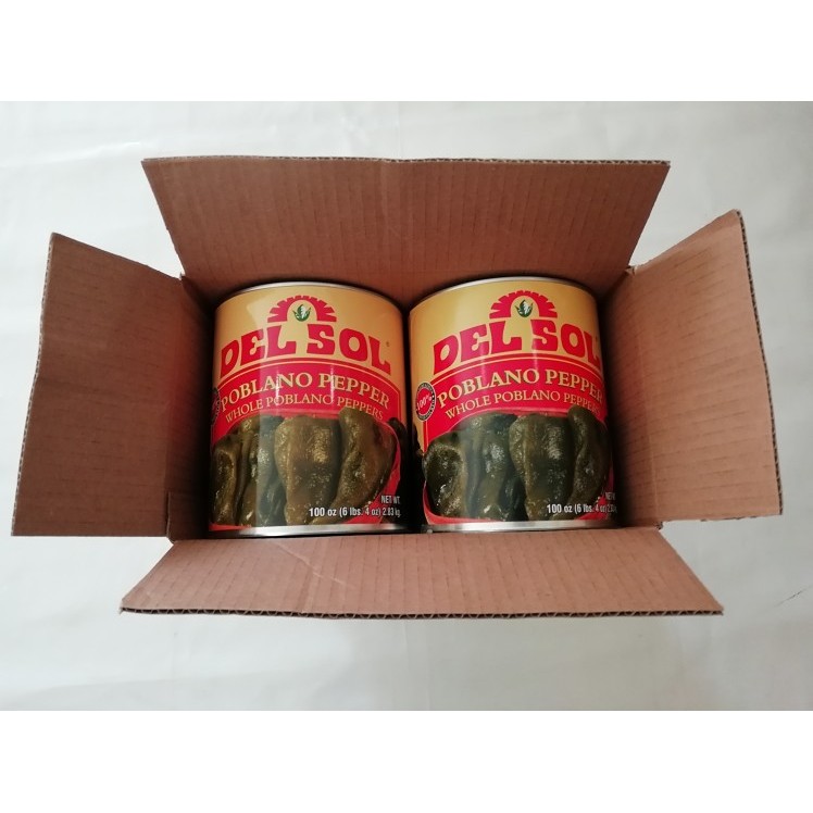 DEL SOL WHOLE POBLANO PEPPERS