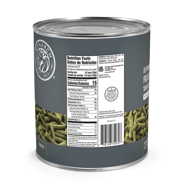 MONARCH FANCY CUT VEGGIE GREEN BEANS