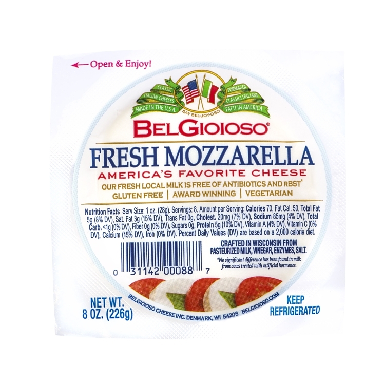 BELGIOIOSO MOZZARELLA CHEESE BALL 8OZ DRY PACK