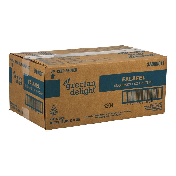 GRECIAN DELIGHT UNCOOKED FROZEN FALAFEL