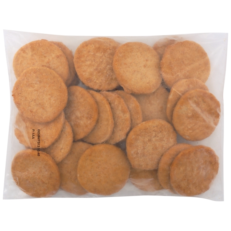 TYSON CHICKEN PATTY BREADED BREAST MEAT 3.1 OZ