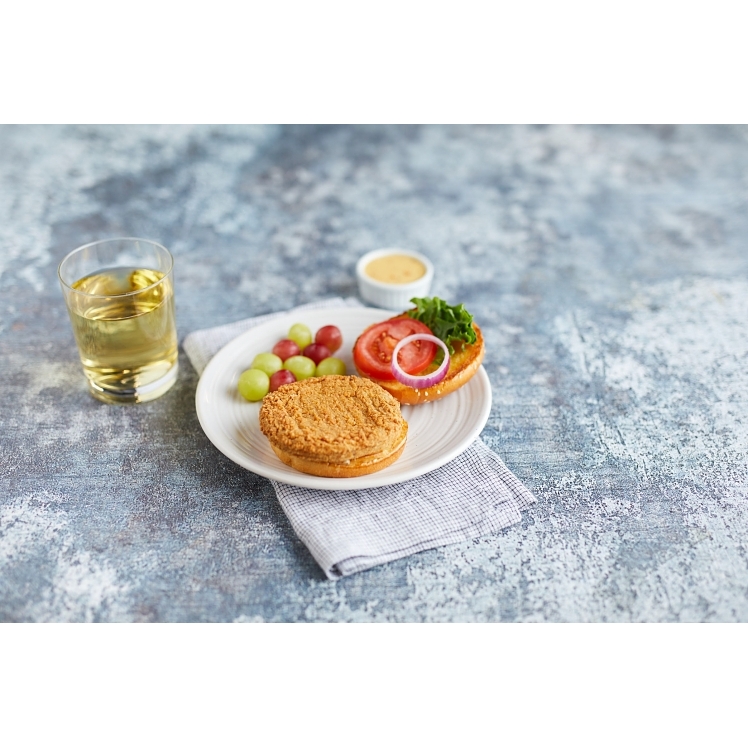 TYSON CHICKEN PATTY BREADED BREAST MEAT 3.1 OZ