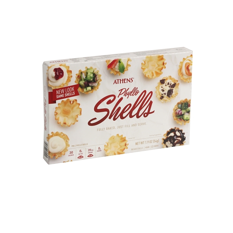 Athens Frozen Phyllo Dough Mini Box FiloFac Shell Shippers