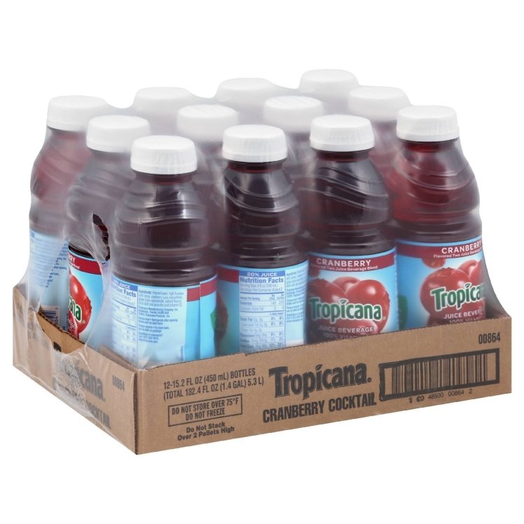 TROPICANA JUICE CRANBERRY DRINK 27%