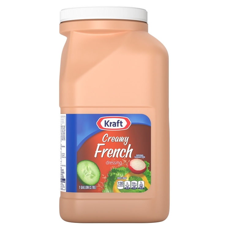 KRAFT DRESSING, FRENCH ORANGE CREAMY PLASTIC