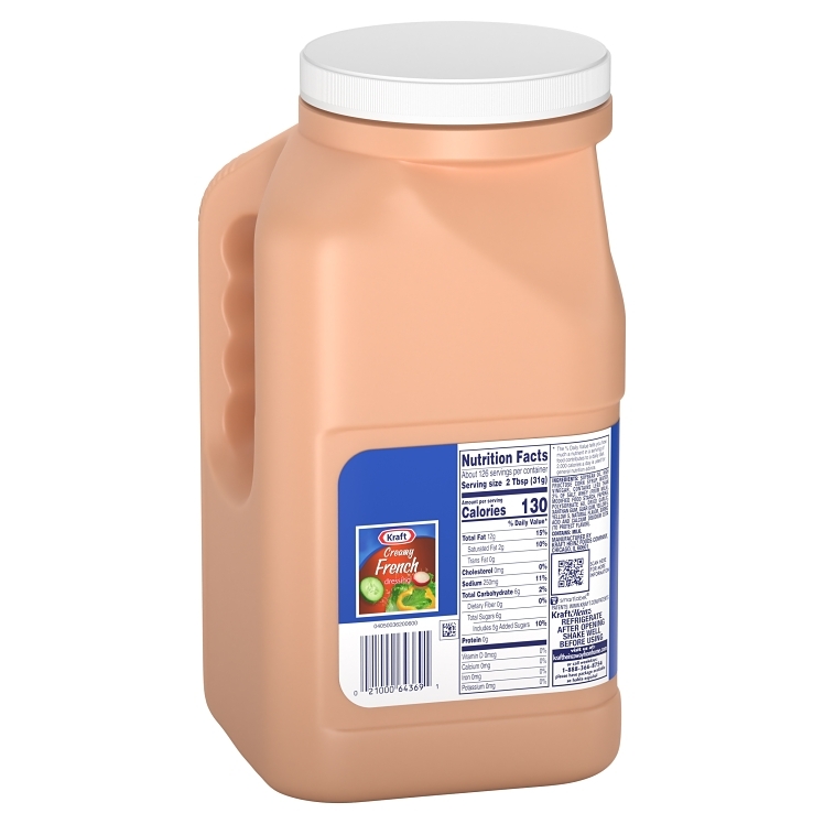 KRAFT DRESSING, FRENCH ORANGE CREAMY PLASTIC