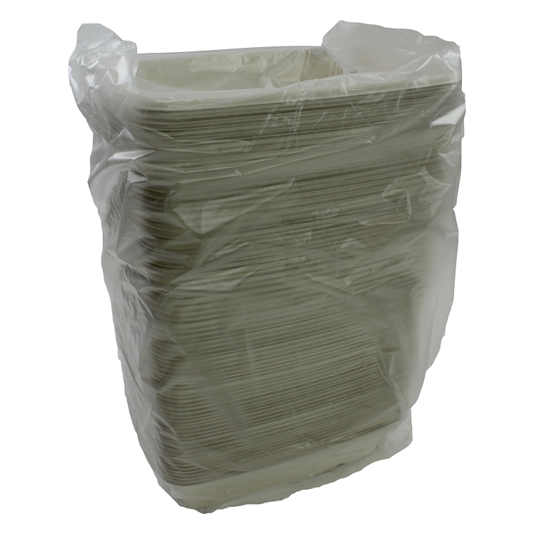 SABERT 36 OZ NATURAL RECTANGLE MOLDED FIBER CONTAINER