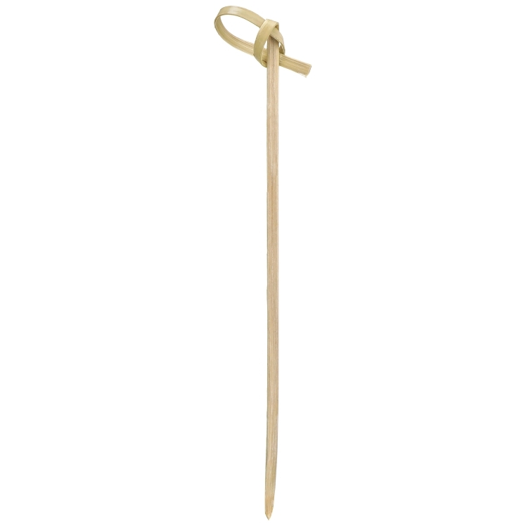 MONOGRAM PICK BAMBOO 4.5 INCH NATURAL KNOT