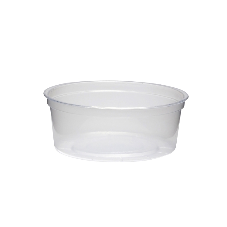 VALU PLUS CLEAR 8 OZ 1 COMPARTMENT POLYPROPYLENE DELI CONTAINER