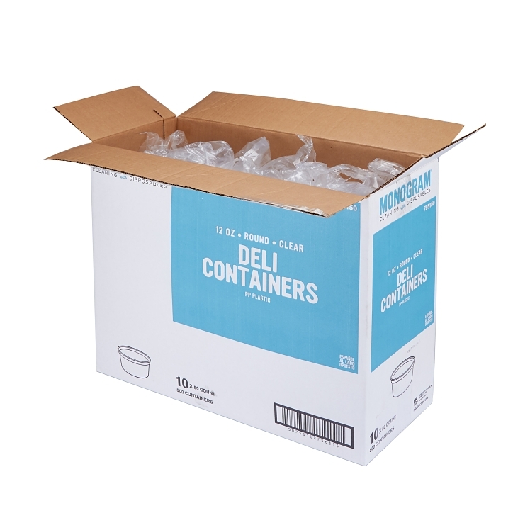 VALU PLUS POLYPROPYLENE 12 OUNCE 1 COMPARTMENT CONTAINER