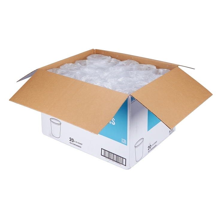 VALU PLUS 32 OZ CLEAR ROUND DELI CONTAINERS