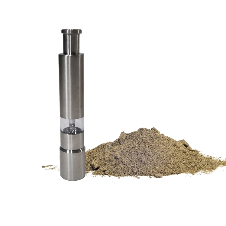 SUPERIOR / CES MILL, SALT & PEPPER 6 INCH STAINLESS STEEL THUMB OPERATED