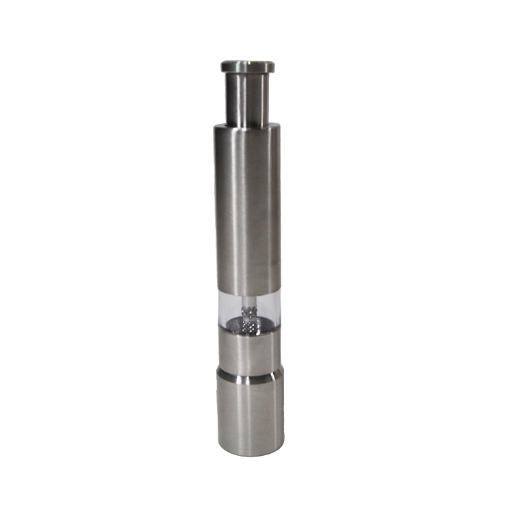 SUPERIOR / CES MILL, SALT & PEPPER 6 INCH STAINLESS STEEL THUMB OPERATED