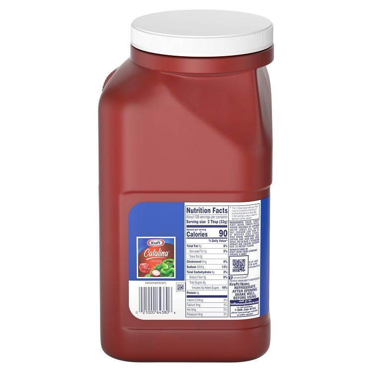 KRAFT FRENCH DRESSING PLASTIC SHELF JAR