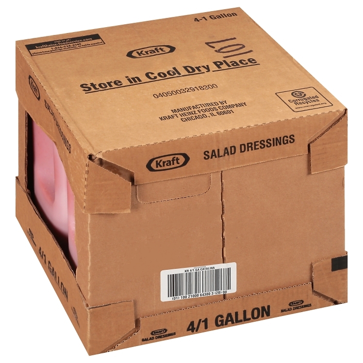 KRAFT FRENCH DRESSING PLASTIC SHELF JAR