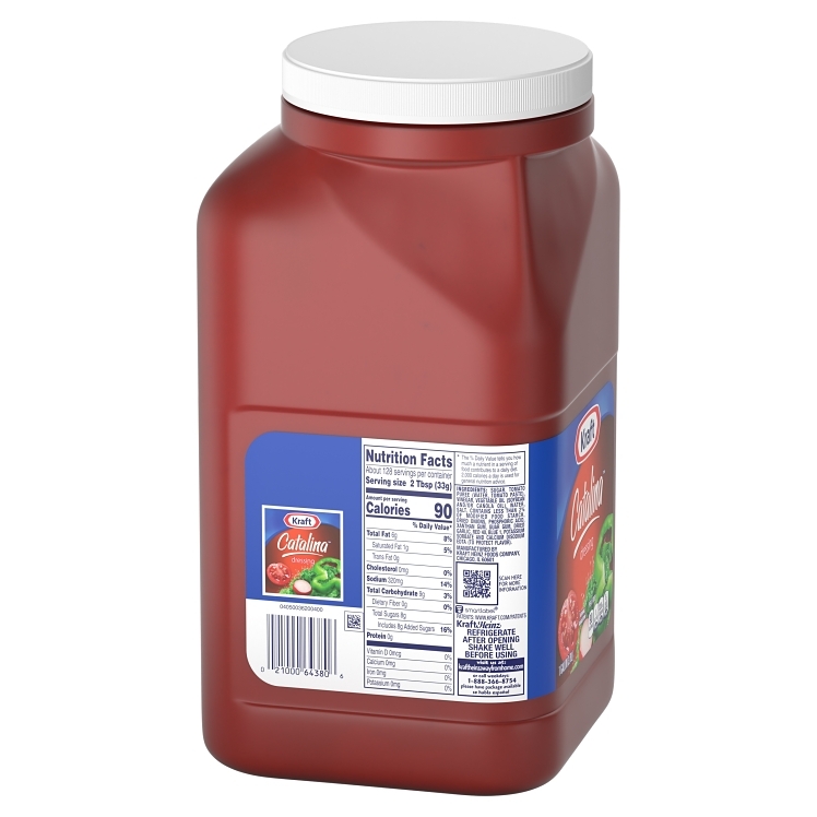 KRAFT FRENCH DRESSING PLASTIC SHELF JAR