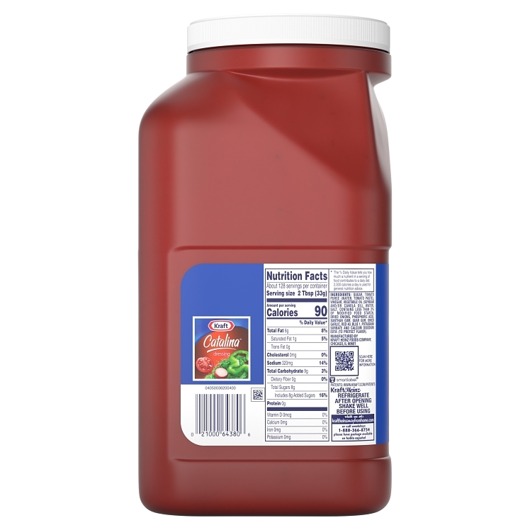 KRAFT FRENCH DRESSING PLASTIC SHELF JAR