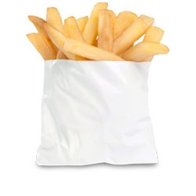 BAG, FF 5X1X4.5 PAPR WHT GRS