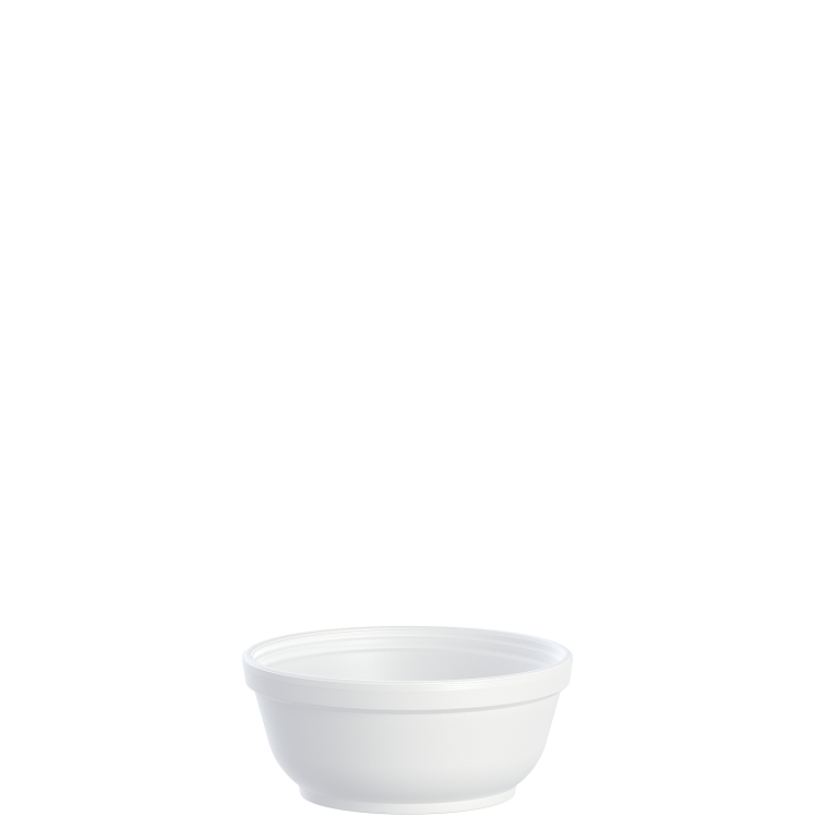 DART WHITE 8OZ FOAM BOWL