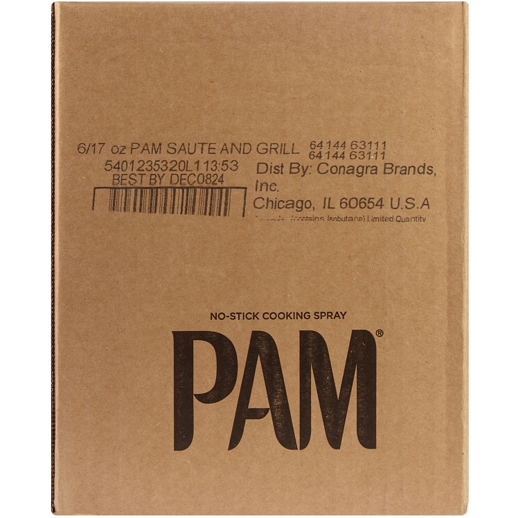 PAM PAN COATING CANOLA WATER