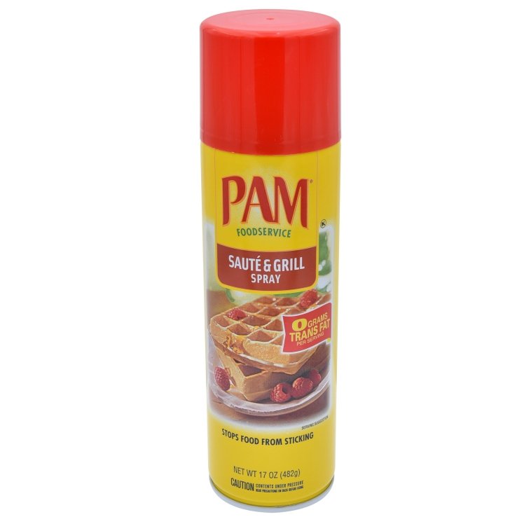 PAM PAN COATING CANOLA WATER