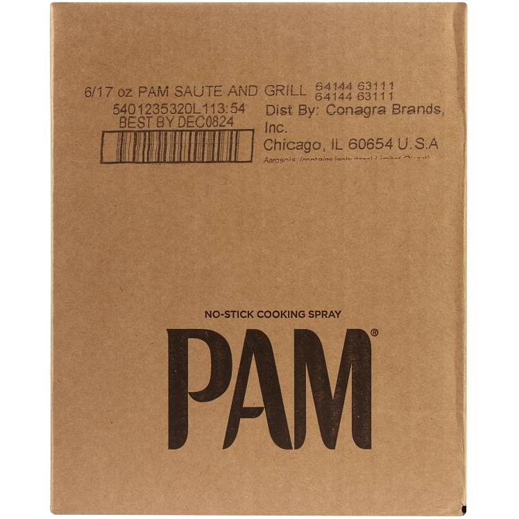 PAM PAN COATING CANOLA WATER