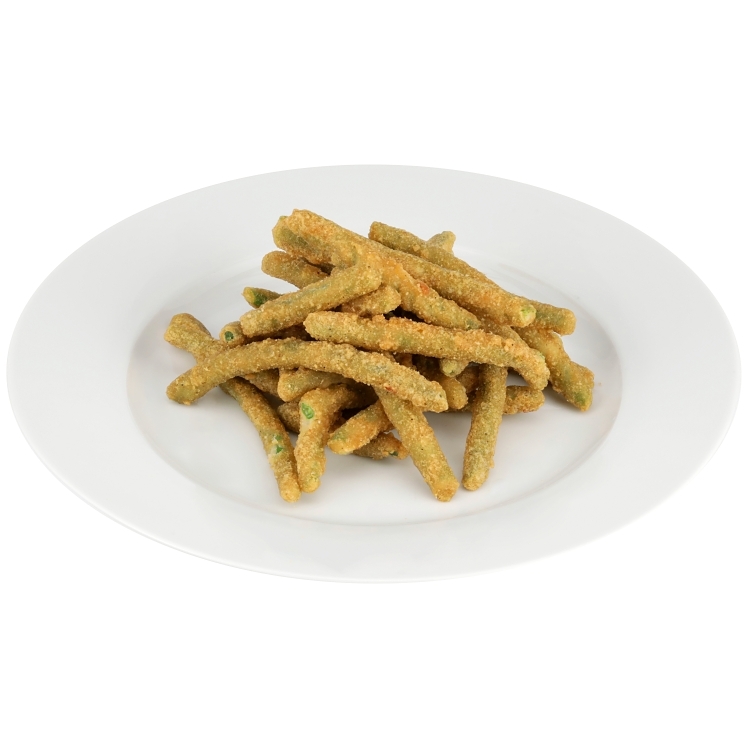 MOLLYS KITCHEN BATTERED GREEN BEANS W/ TOASTED ONION FLAVOR BATTER 6/2 LB FZN