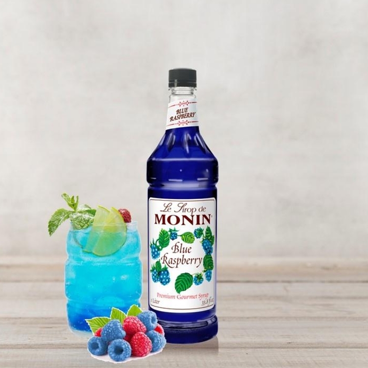 MONIN BLUE RASPBERRY SYRUP