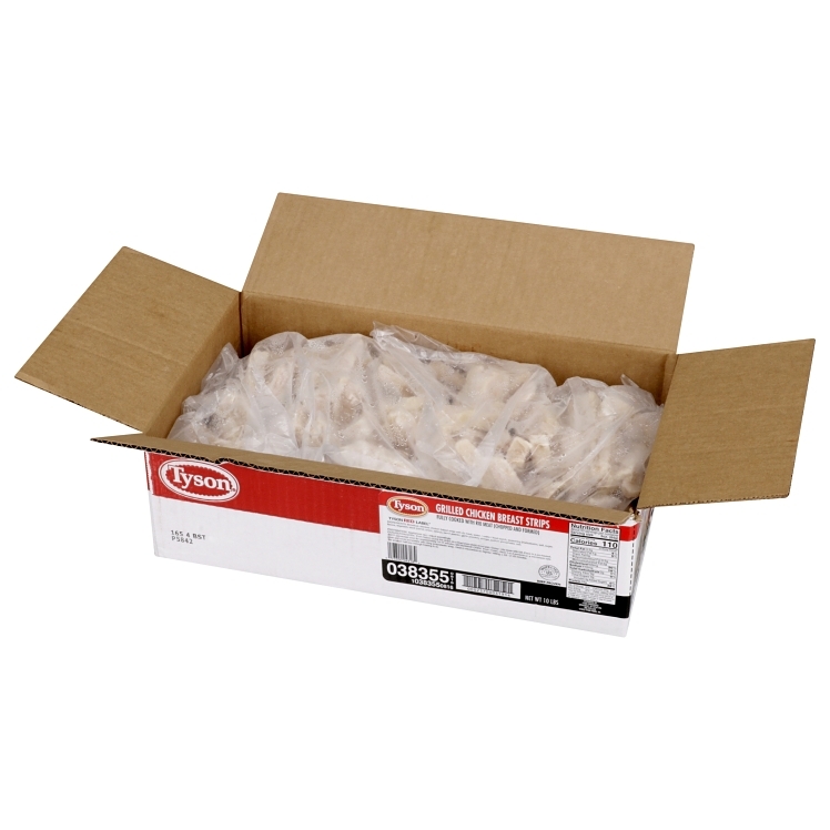 TYSON COOKED GRILLED CHICKEN BREAST STRIPS